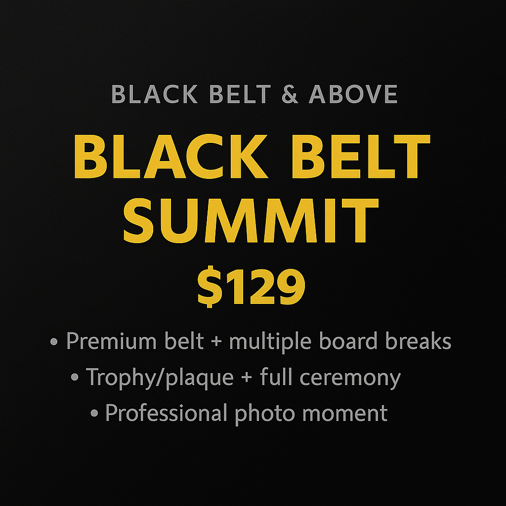 🏆 Black Belt Summit — $129