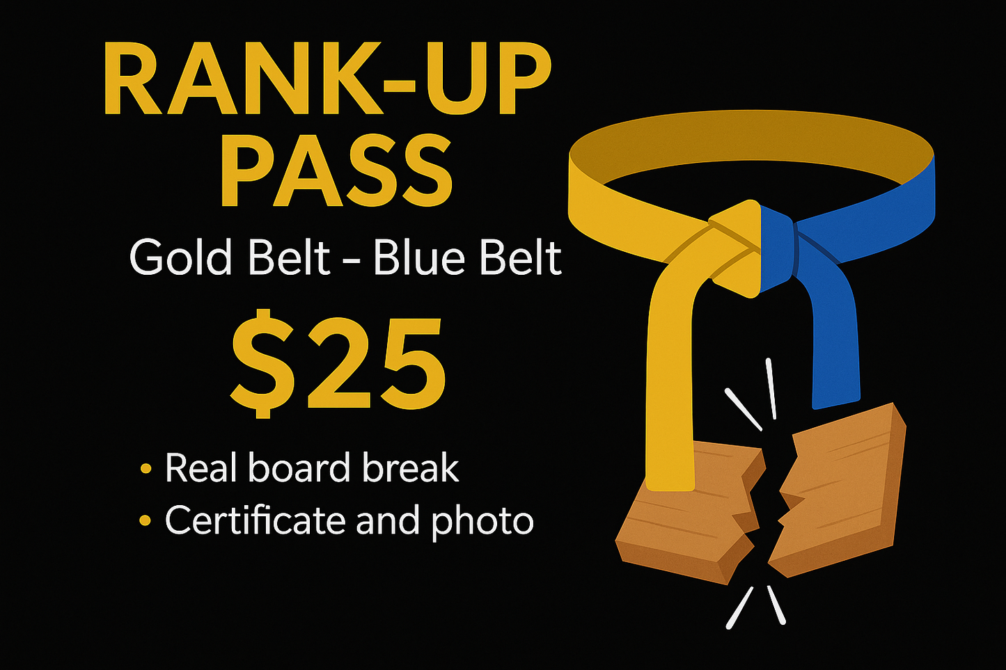 🥋 Rank-Up Pass ($25)